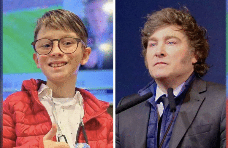 Polémica por el posteo de Milei sobre Ian Moche, el niño platense con autismo